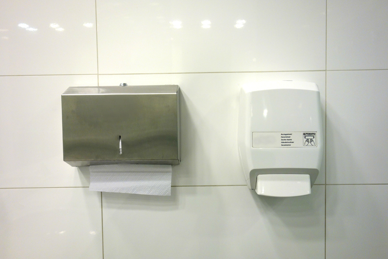 hand soap and towel
